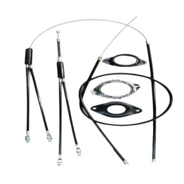 Imagem de Simhoa Cabos de freio giroscópio de bicicleta, Conjunto de cabo de freio mecânico profissional BMX Bike Conjunto de carcaça de freio giratório para bicicleta Motocross Conjunto de caixa de freio giratório