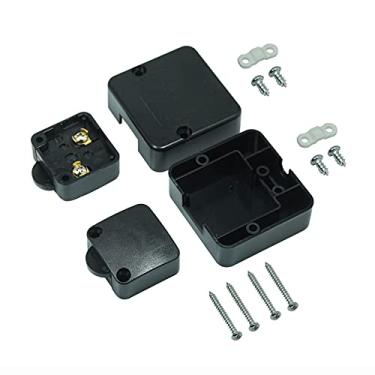 Imagem de 2 Pcs Interruptor de Lâmpada de Armário Preto Interruptor de Toque de Guarda-Roupa Normalmente Fechado Porta Automática Interruptor de Toque Gavetas Abertas Fechar Porta Ligar Desligar Interruptor de Luz para vários Luminárias