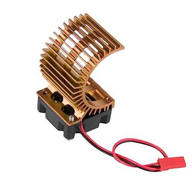 Imagem de RC Dissipator de Calor Com Ventilador de Resfriamento Duradouro 540/550 O Acessório do Motor Garante Trabalho Seguro para um Carro RC Elétrico a 1/10 Escala Adequada para Hsp