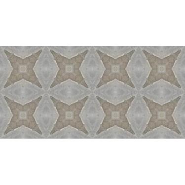 Imagem de Quadro Decorativo com Estampa Fine Gray Texture Mosaic Kaleidoscope 30 x 30 Papel 3 unidades