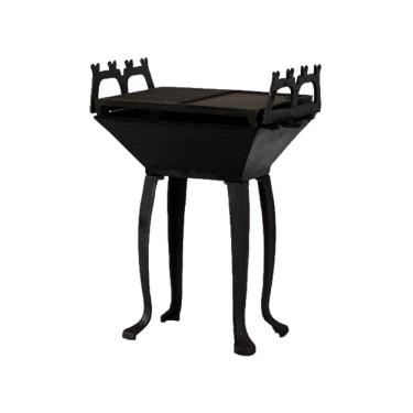 Imagem de Churrasqueira Gamela Completa em Ferro Fundido 31x41cm