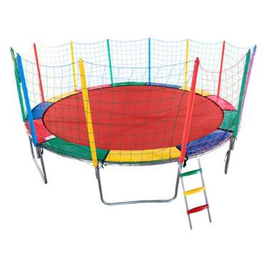 Imagem de Pula Pula Cama Elástica 4,27m 6 Pés Lona Cores Lisas sem Emenda - Papi