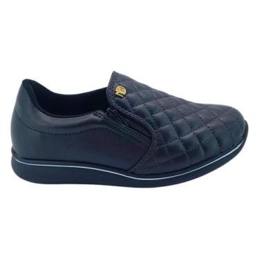 Imagem de Tenis Feminino Modare Ziper Palmilha Conforto Leve Casual, 35, Preto