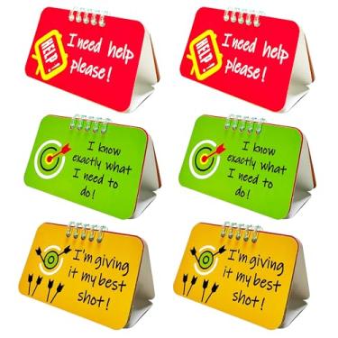Imagem de I Need Help Mini Flip Chart for Classroom Management – Teacher Must Have for Elementary & Middle School – Self-Assessment & Behavior Tool for Students, Kids & Toddlers – Teaching Supplies (26)