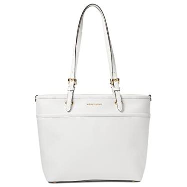 Imagem de Michael Kors Winston Bolsa média com bolso superior com zíper, Branco óptico, One Size