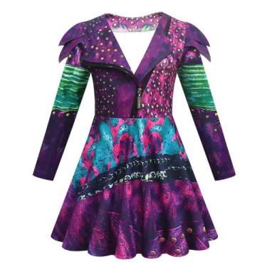 Imagem de Fantasia feminina WYYXYB Mal Dress Halloween Cosplay 9-10 Y
