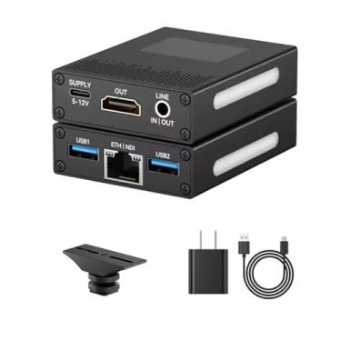 Imagem de youyeetoo LinkPi UVC2, 4K30 Bidirecional HDMI-UVC Captura e Loop-Out, H.264/H.265 Codificador de hardware, SRT/RTMP/NDI|HX2, transmissão ao vivo para câmera/PC (pacote 2, UVC2)