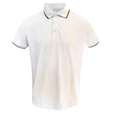 Imagem de Camiseta Polo Ellus Piquet Easa Frisos Classic Branca-Masculino