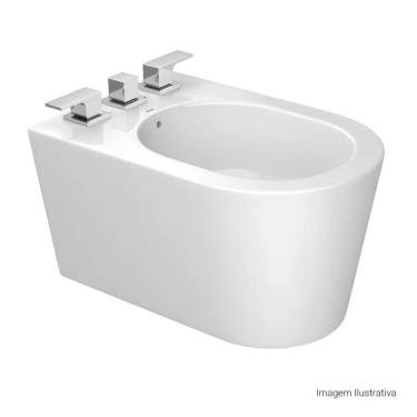 Imagem de Bidê 3 Furos Suspenso Deca Lk Branco B.232.17