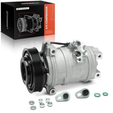 Imagem de A-Premium Compressor De Ar Condicionado Premium Com Embreagem Compatível Chrysler Pacifica 3.5L 2004-2006, Estilo 10S17C, 6 Ranhuras