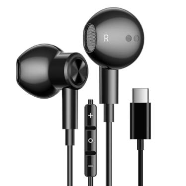 Imagem de Diffy Fone de Ouvido USB-C Intra-auricular com Fio | Áudio de Alta Fidelidade, Microfone Integrado e Controle de Volume, Magnético