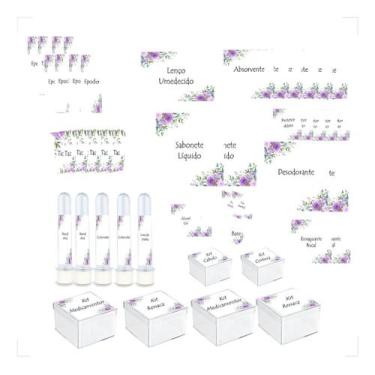 Imagem de Kit Toalete Feminino E Masculino Com Acrílicos E Tubetes - Saldanha e 