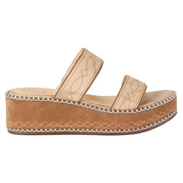 Imagem de Frye Slide plataforma Joy Woodstock 2 Band feminino, Natural/Amêndoa, 10
