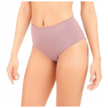 Imagem de Calcinha Cintura Alta Com Reforço Duloren - Ref. 114714, Beringela, 44