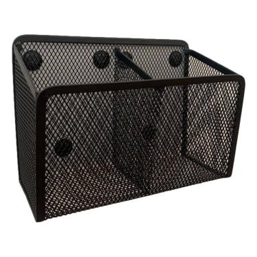 Imagem de Porta Marcador Preto Quadro Branco Imantado Duplo Brw Or5181