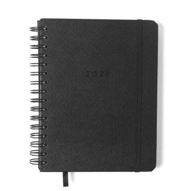 Imagem de Agenda planner notas semanal 14x21 Preta 2026 Cicero