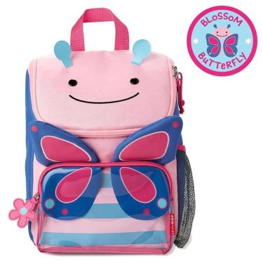 Imagem de Mochila Escolar Zoo Borboleta Pug Skip Hop Rosa-Feminino