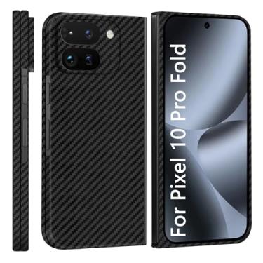 Imagem de Capa fina de fibra de carbono 1500D para Google Pixel 10 Pro Fold 2025