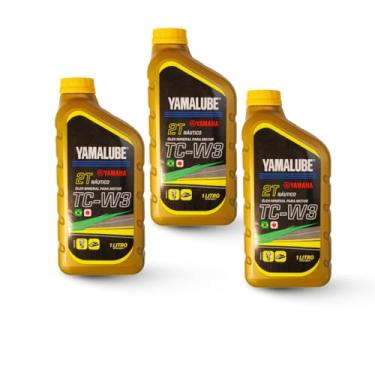 Imagem de Kit Yamalube 3 Óleos TC-W3 2 Tempos para Motores de Popa