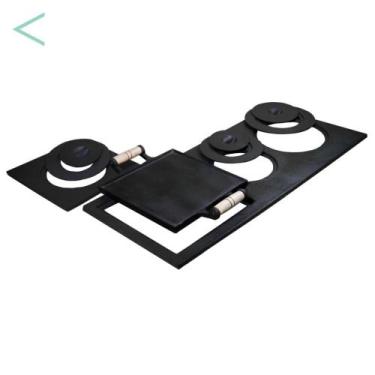 Imagem de Chapa para fogão a lenha multiuso com bifeira - Estação Casa, Preta