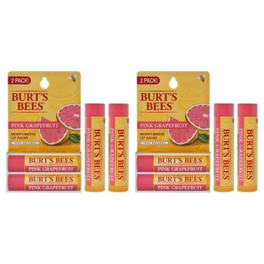 Imagem de Pacote duplo de hidratante labial Burts Bees Pink Grapefruit