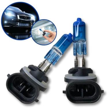 Imagem de Lâmpada Super Branca H27 881 27w - Efeito Xenon 8500k (Par) - Tech One