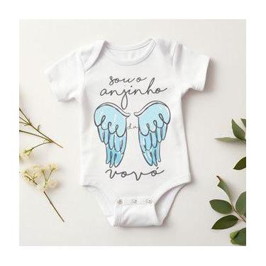 Imagem de Body Personalizado Bebê Sou o Anjinho da Vovó - Baby da Moda