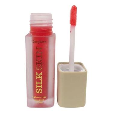 Imagem de Gloss Brilho Labial Silk Skin Dream Lips Ruby Rose Intenso