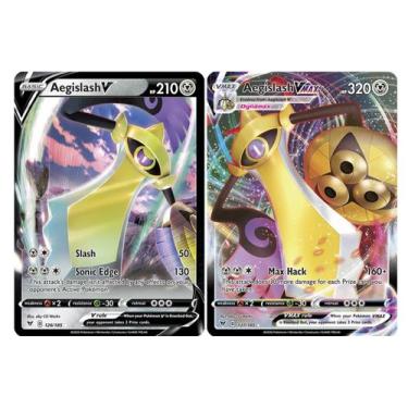 Imagem de Cartas Pokémon Aegislash VMAX (127/185) e Aegislash V (126/185) - Conj