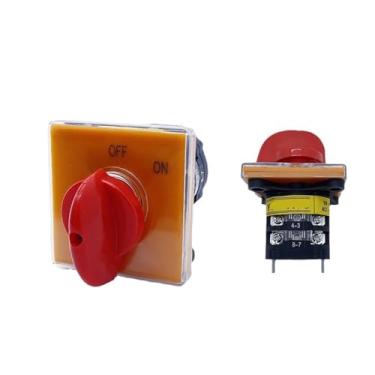 Imagem de Cam Switch Off ON 2 Posições 20A Conversão para Interruptores de Fresadora 2 Seção 2 Engrenagem T-16EXF64D-2 D2004