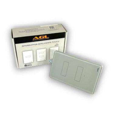 Imagem de Interruptor inteligente wi-fi touch 2 te - AGL