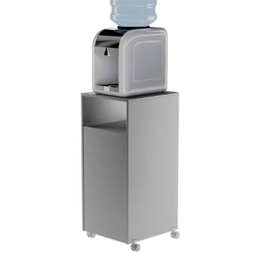 Imagem de Armario Suporte Bujão De Gás Para Cozinha Com Rodinhas