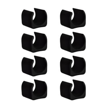 Imagem de Kit 8 Peças Proteção Para Pés Cadeiras 19mm Preto - 2306 Mor