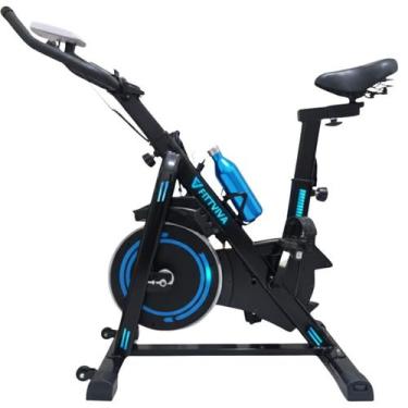 Imagem de Bicicleta Ergométrica Spinning Roda Inércia 17 Kgs Fitness Monitor LCD