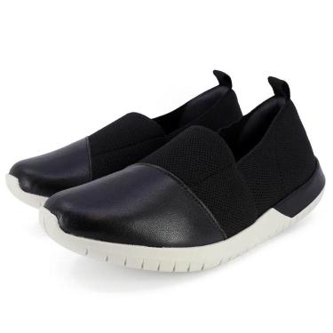 Imagem de Sapatênis Feminino Usaflex Couro Elástico AH1714-Feminino