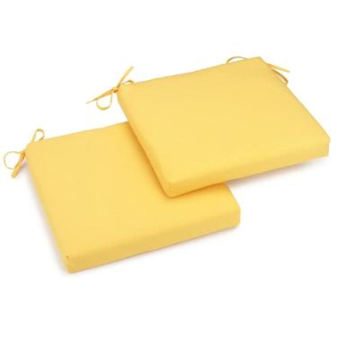 Imagem de Almofada de cadeira Blazing Needles Twill Indoor Sun Set Yellow