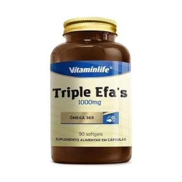 Imagem de Triple EFAS Ômega 3 6 9 - 90 Softgels - VitaminLife-Unissex