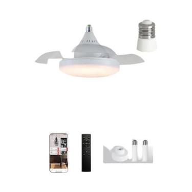 Imagem de Ventilador De Teto Inteligente Com Luz, Controle Remoto via APP, Lâmin