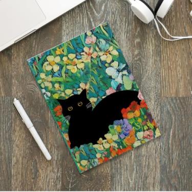 Imagem de Caderno de gato de capa macia, caderno para anotações, agenda, agenda, diário de viagem, coisas de gato, presentes para amantes de gatos-25