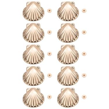 Imagem de Conjunto de parafusos de rebites de couro 33mm Rebite dourado 4,5mm Kit de parafusos PH para encadernação em couro Construção em liga de zinco Fixação segura Simples de instalar