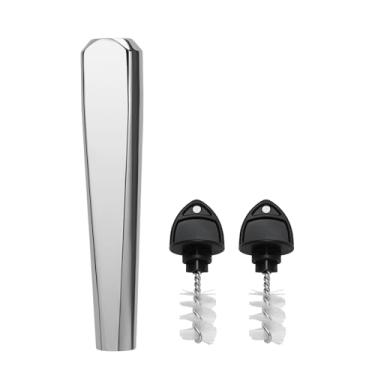 Imagem de Roastove Torneiras de cerveja de 12,4 cm, todas as maçanetas de aço inoxidável 304, rosca padrão de 3/20.3 cm, alças de torneira de cerveja americanas para torre kegerator para bar (pacote com 1)