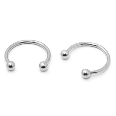 Imagem de Piercing Ferradura Aço Cirúrgico 1.2mm - M2 Piercing, 12mm