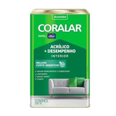 Imagem de Kit De Pintura Coralar 18L Neblina Paulista Com Trincha Dupla 538 1 1/2 Sintético Branca