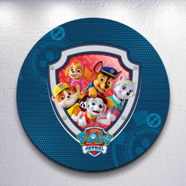 Imagem de Capa p/ Painel Festa Decoração Infantil Patrulha Dog Salvadoral Redond