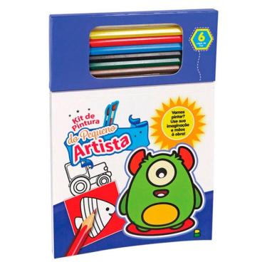 Imagem de Kit De Pintura Do Pequeno Artista: Azul - Todolivro