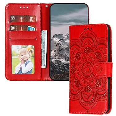 Imagem de MEMAXELUS Capa para Samsung Galaxy A55 5G carteira com suporte, capa flip de couro PU com compartimento para cartão, à prova de choque, proteção contra quedas, capa para celular para Samsung Galaxy