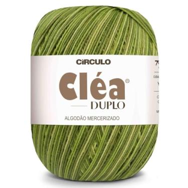 Imagem de Fio Linha Clea Duplo 508m Círculo 150g Ideal Crochê E Tricô (9392 - FOLHA)