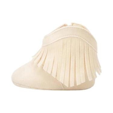 Imagem de Botas de Bebê Vintage com Borla - Sola Antiderrapante e Quentinha para