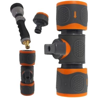 Imagem de Válvula de desligamento da extremidade da mangueira, válvula de desligamento da mangueira - Divisor de torneira à prova de vazamento para jardineiros domésticos, agricultores, ambientes internos