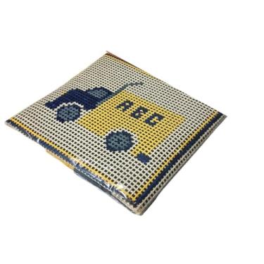 Imagem de Kit para iniciantes em bordado em tela, incluindo fios, agulhas e manual de tapeçaria com meia agulha(021)